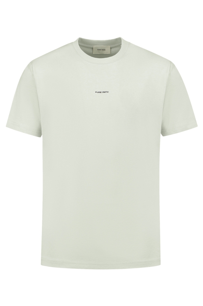 TROPICAL CREST T SHIRT 25010112 13 LIGHT GREEN
